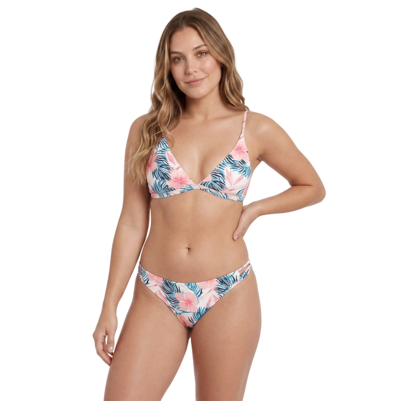 TRAJE DE BAÑO BIKINI TRIANGULO PARA MUJER ROSA - 3