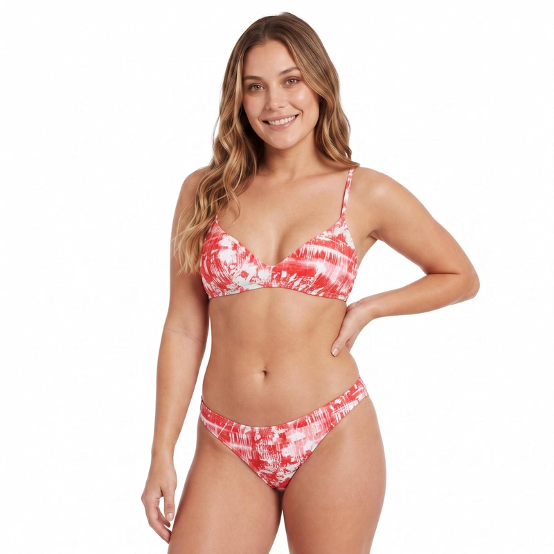 TRAJE DE BAÑO BIKINI BRALETTE PARA MUJER NARANJO - 5