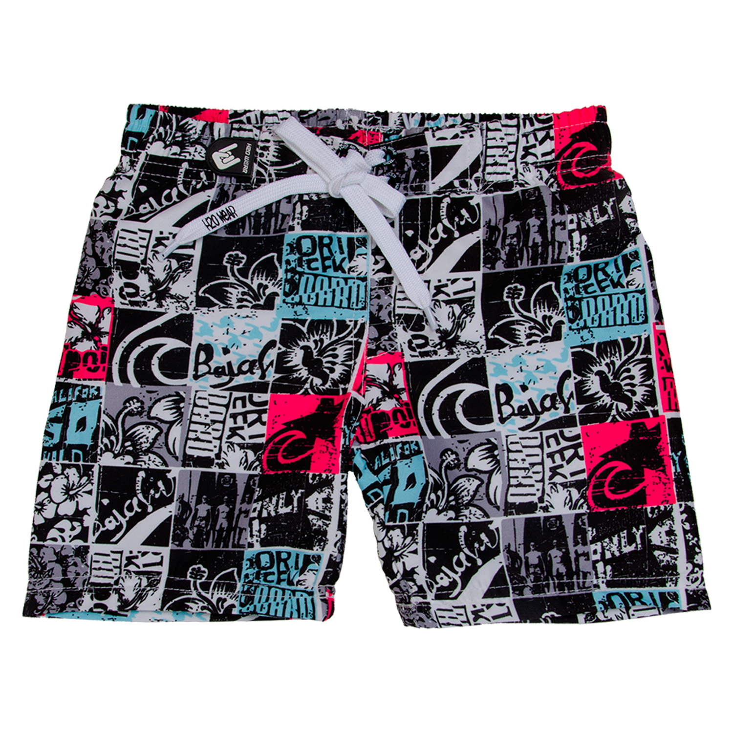 TRAJE DE BAÑO BEBE NIÑO SHORT H2O WEAR GRIS - 1