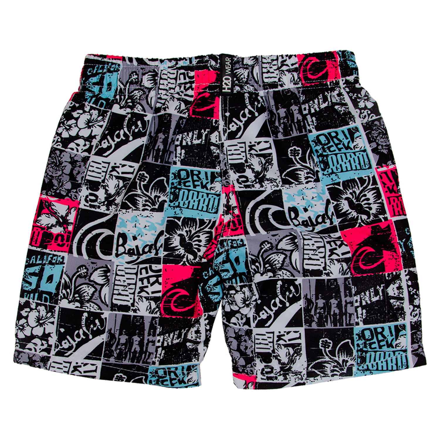 TRAJE DE BAÑO BEBE NIÑO SHORT H2O WEAR GRIS - 2