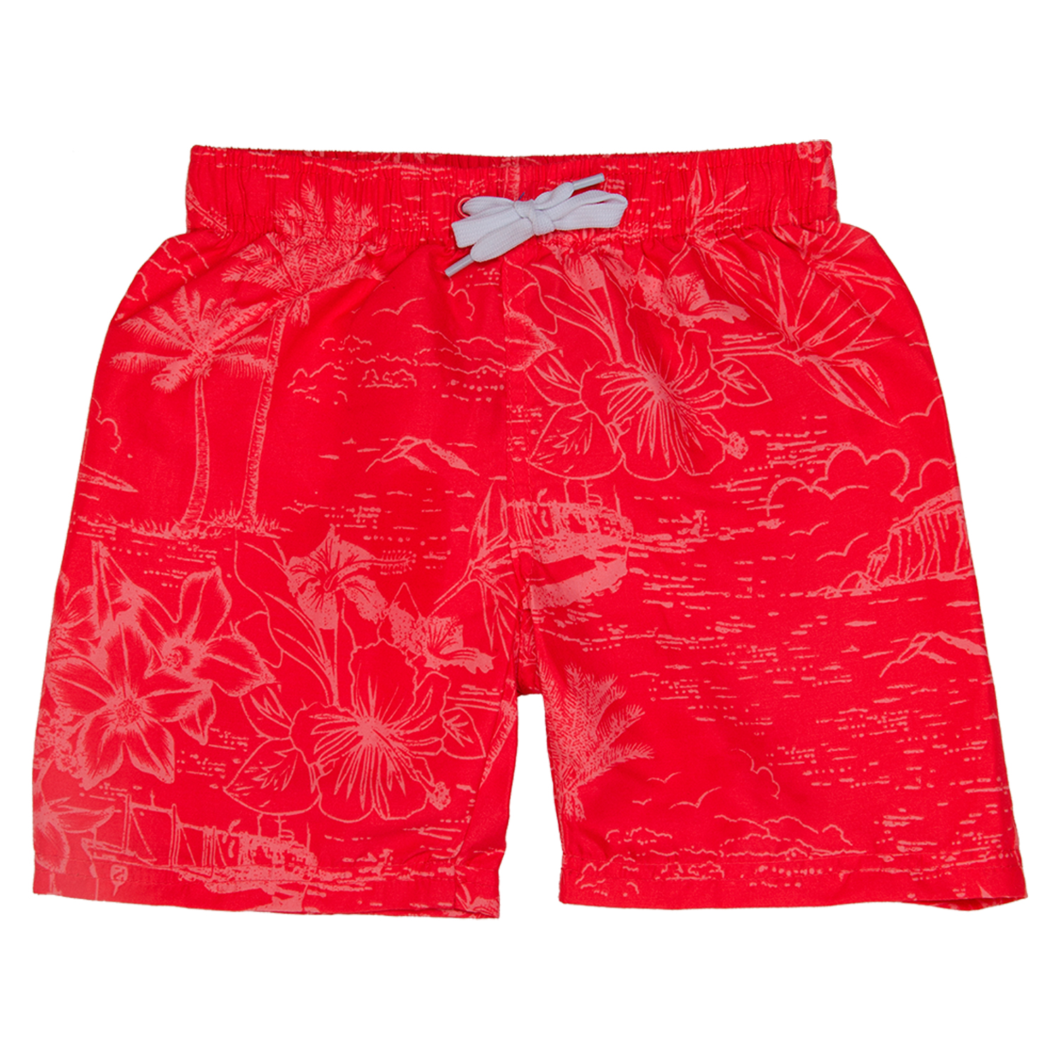 TRAJE DE BAÑO BEBE NIÑO SHORT H2O WEAR ROJO - 1