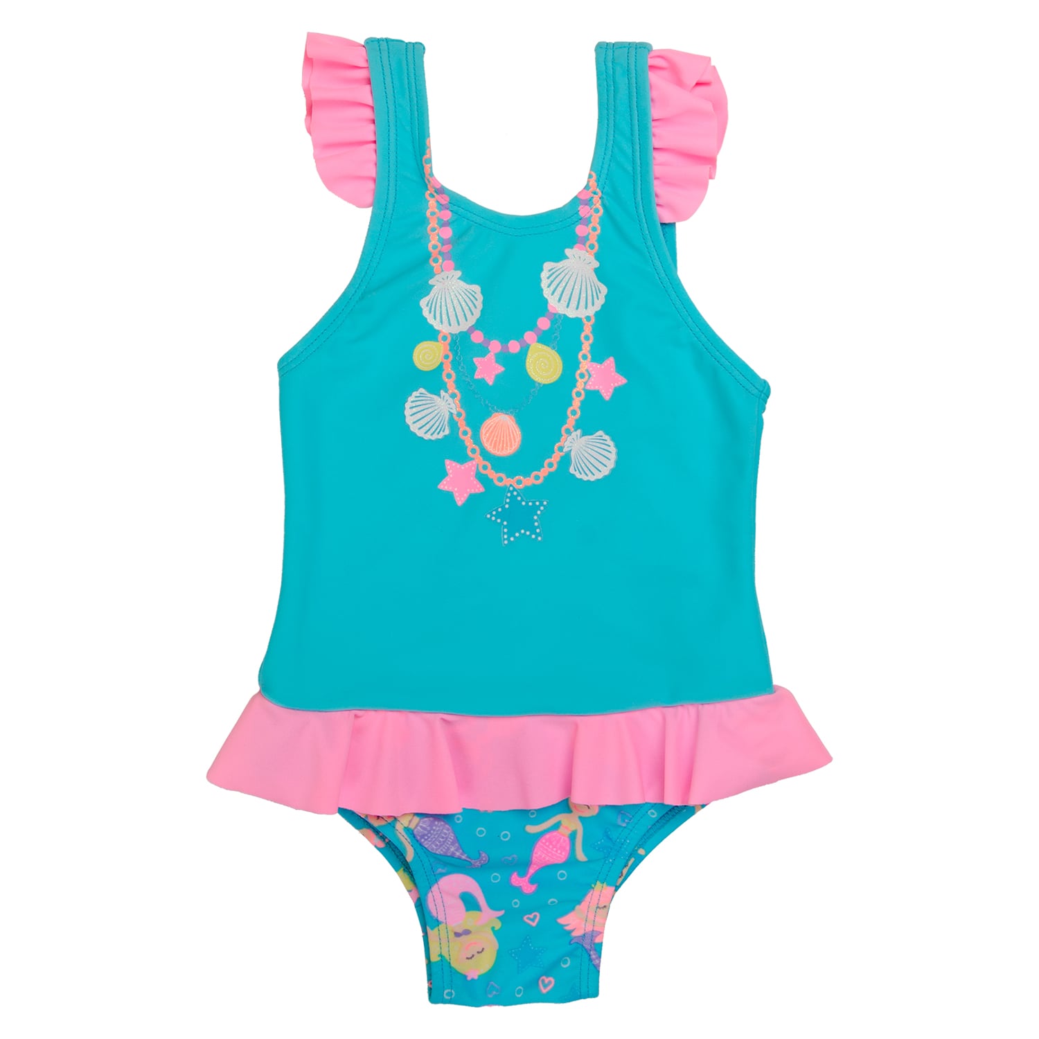 TRAJE DE BAÑO + UV30 TURQUESA H2O WEAR - 1