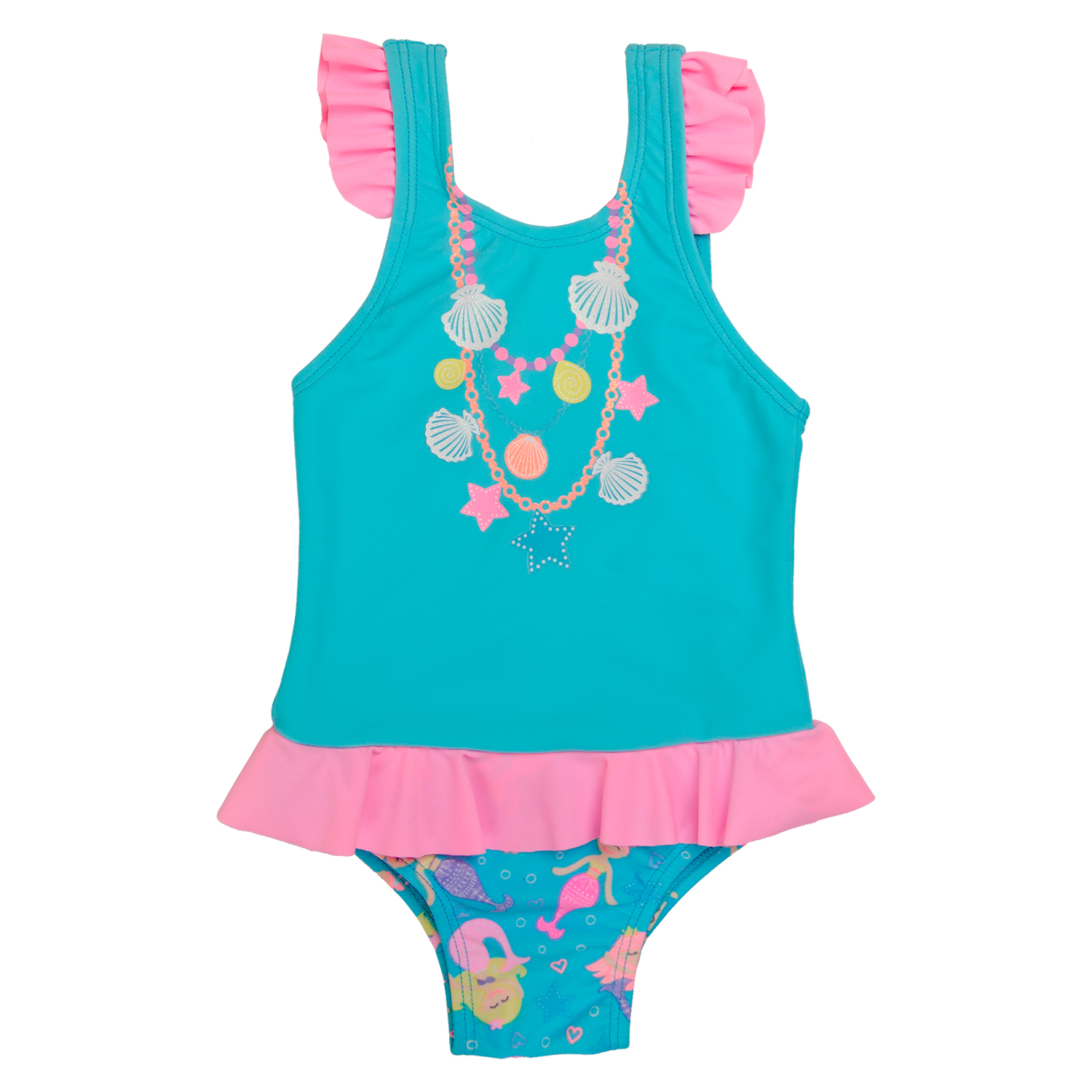 TRAJE DE BAÑO + UV30 TURQUESA H2O WEAR - 1