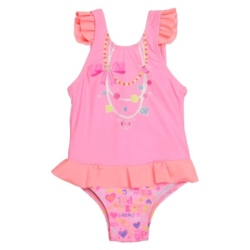 TRAJE DE BAÑO BEBE NIÑA UV 30 H2O WEAR ROSADO - 1