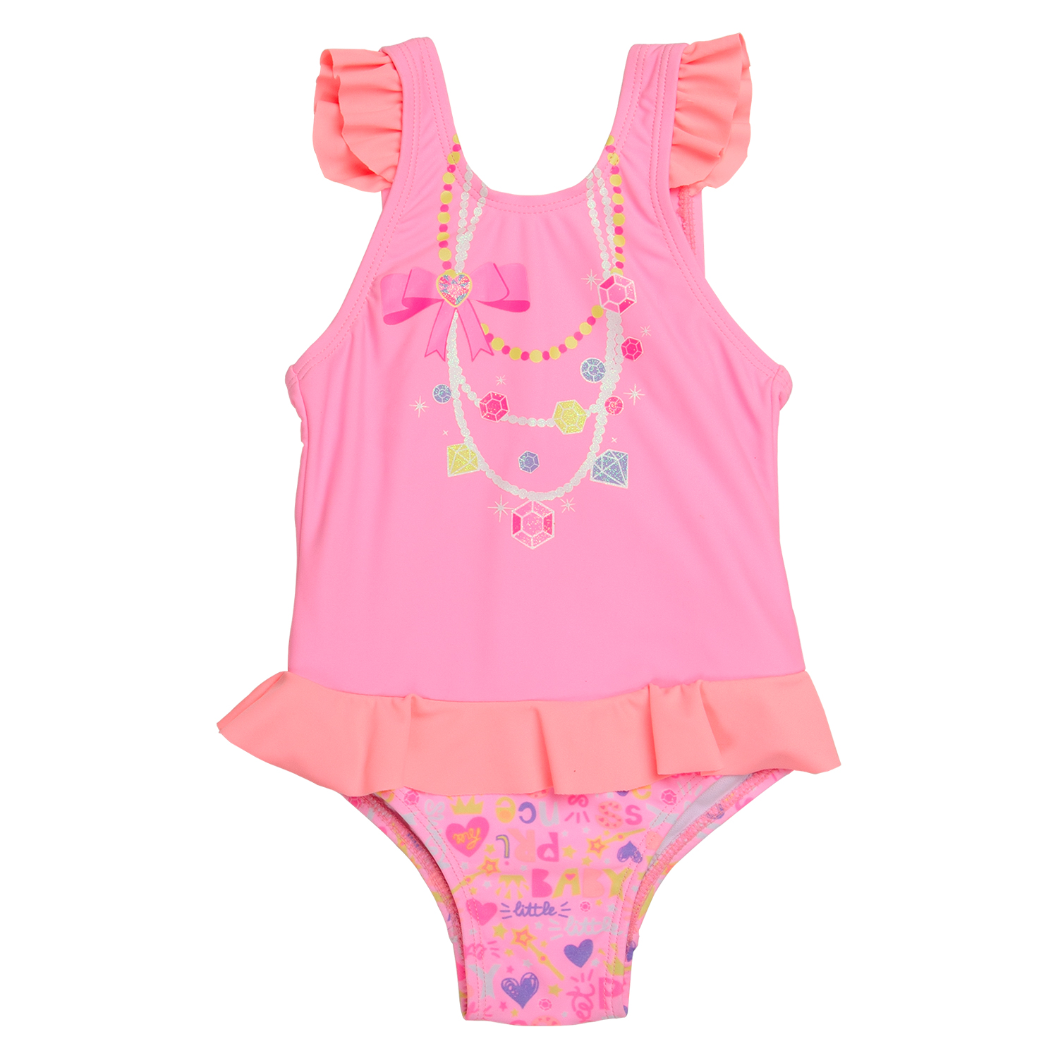 TRAJE DE BAÑO BEBE NIÑA H2O WEAR ROSADO ENTERO UV 30 - 1