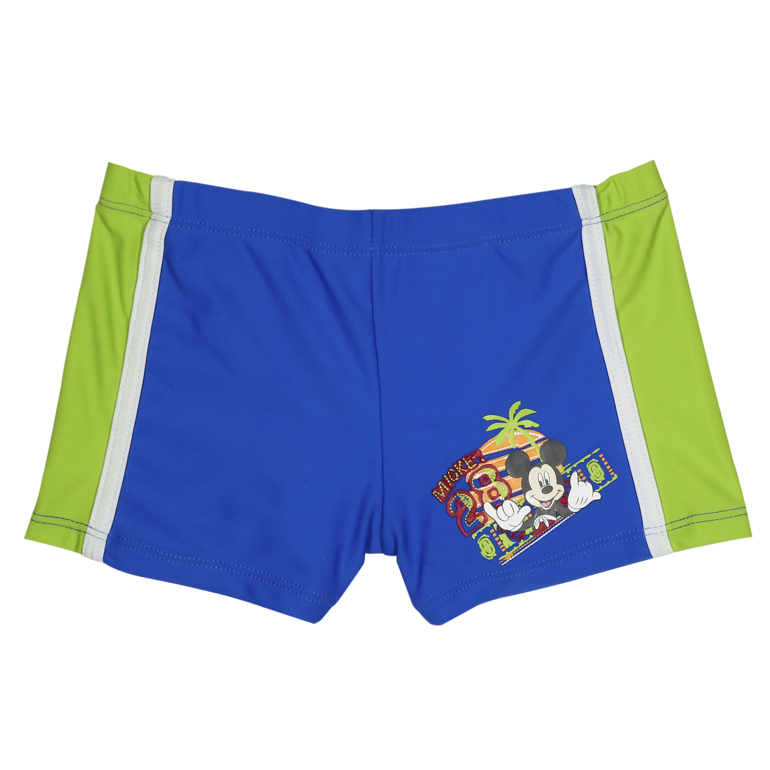 TRAJE BAÑO SHORT NIÑO DISNEY VERDE BEBÉ MICKEY - 1