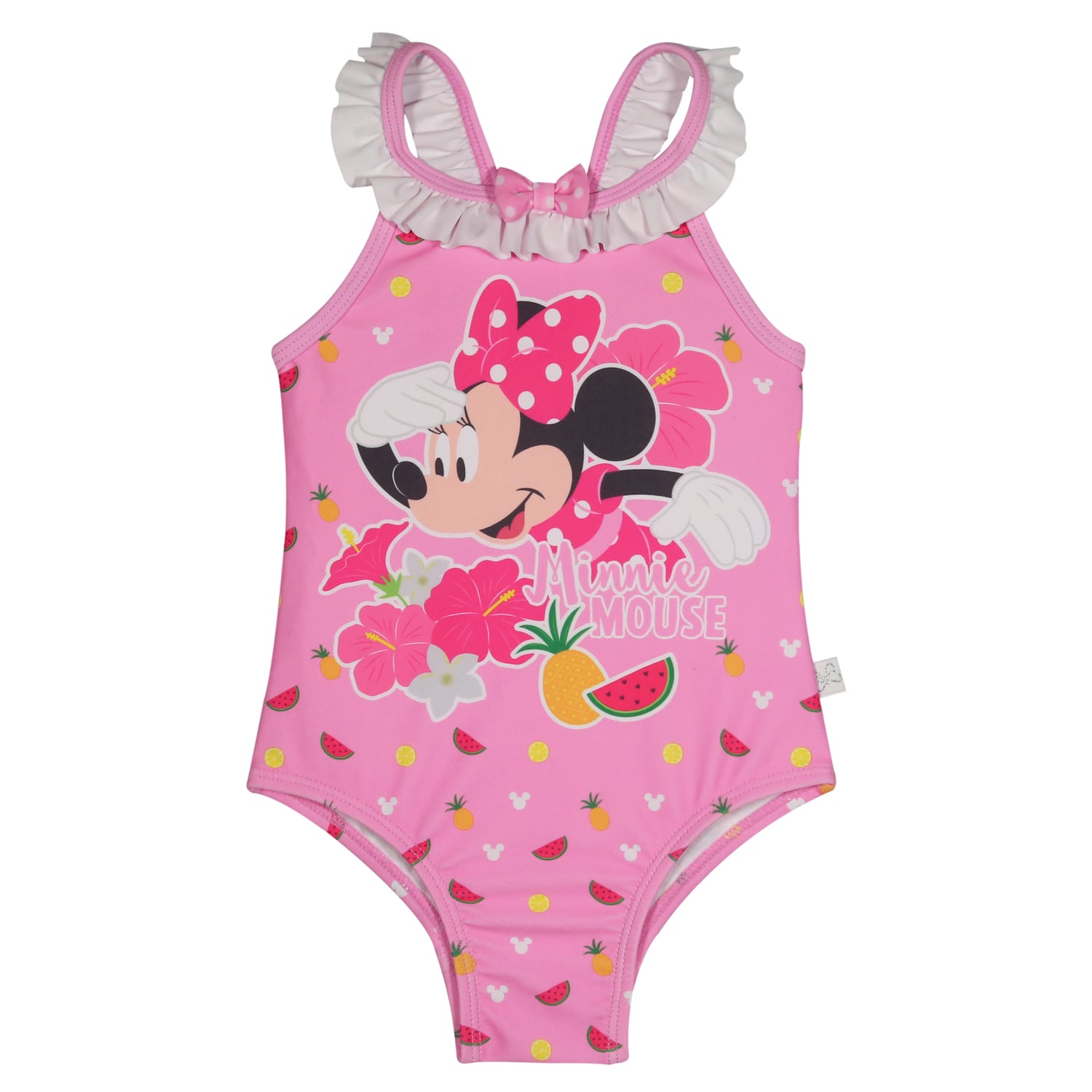 TRAJE DE BAÑO BEBE NIÑA DISNEY ROSA ENTERO MINNIE - 1