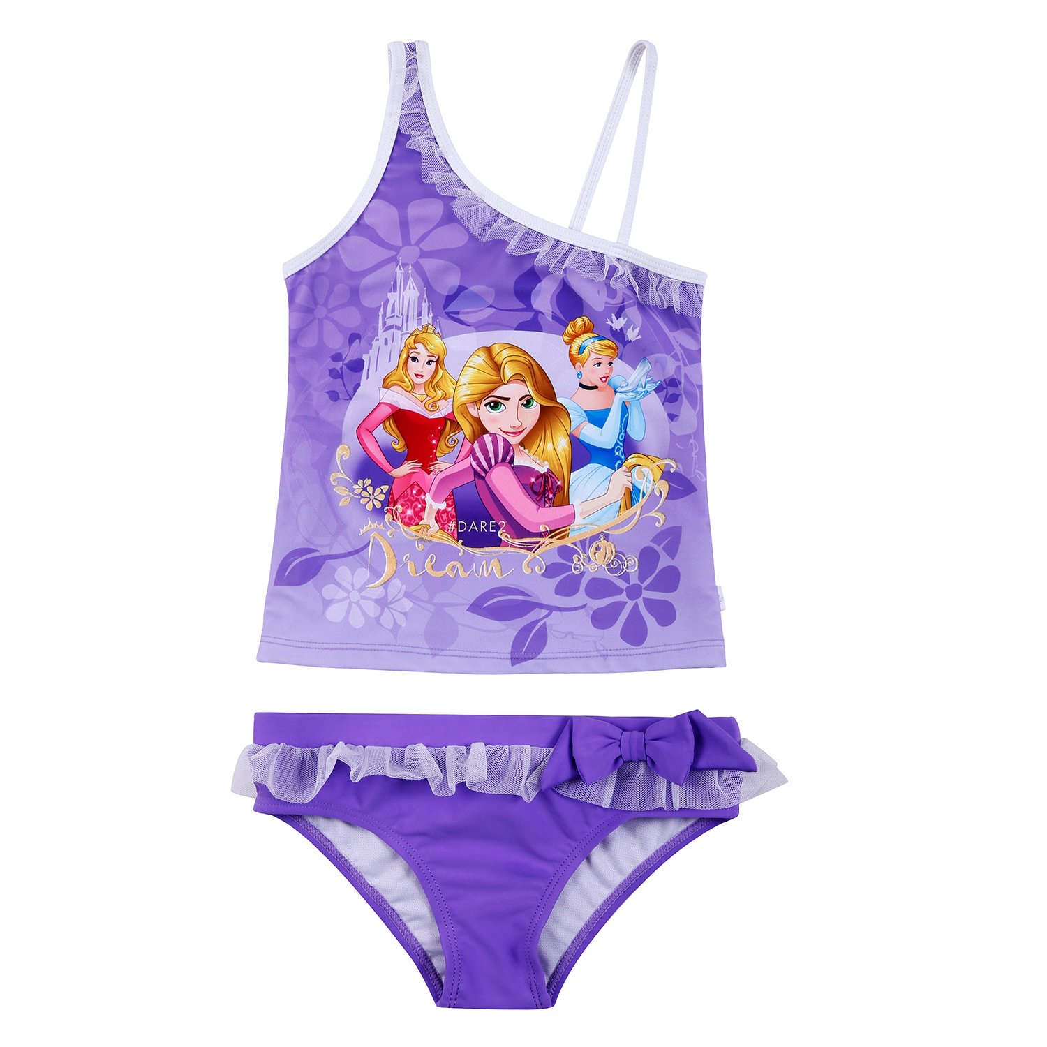 TRAJE DE BAÑO NIÑA TANKINI DISNEY PRINCESAS - 1