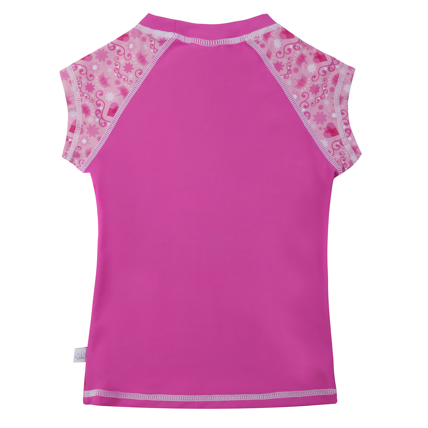 POLERA NIÑA DISNEY ROSA MANGA CORTA UV 50 PRINCESAS - 2