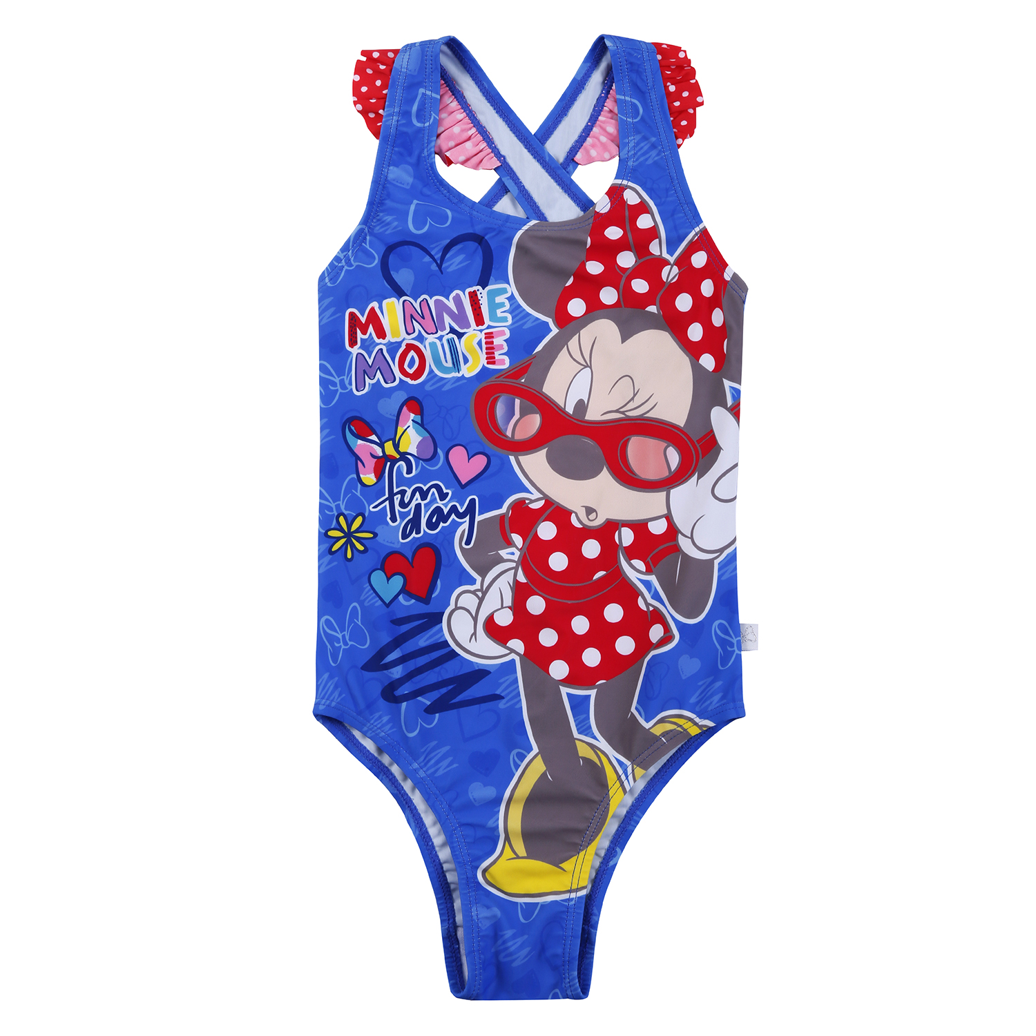 TRAJE DE BAÑO ENTERO NIÑA AZUL DISNEY MINNIE - 1