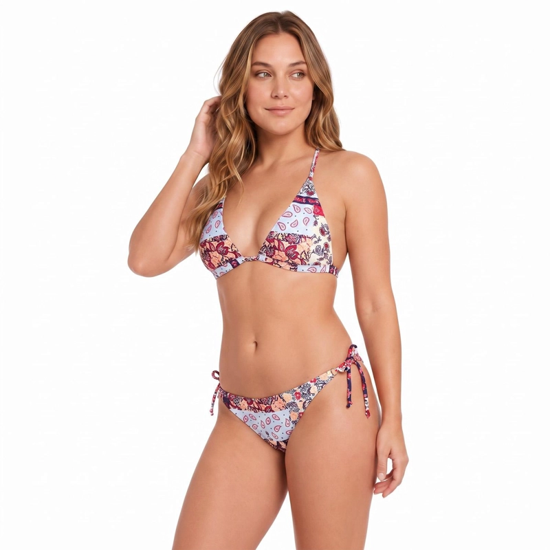 TRAJE DE BAÑO MUJER H2O WEAR BIKINI AMARRAS TURQUESA - 3