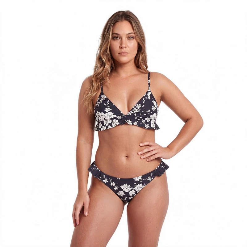 TRAJE DE BAÑO MUJER H2O WEAR BIKINI CON VUELOS ZINC - 2