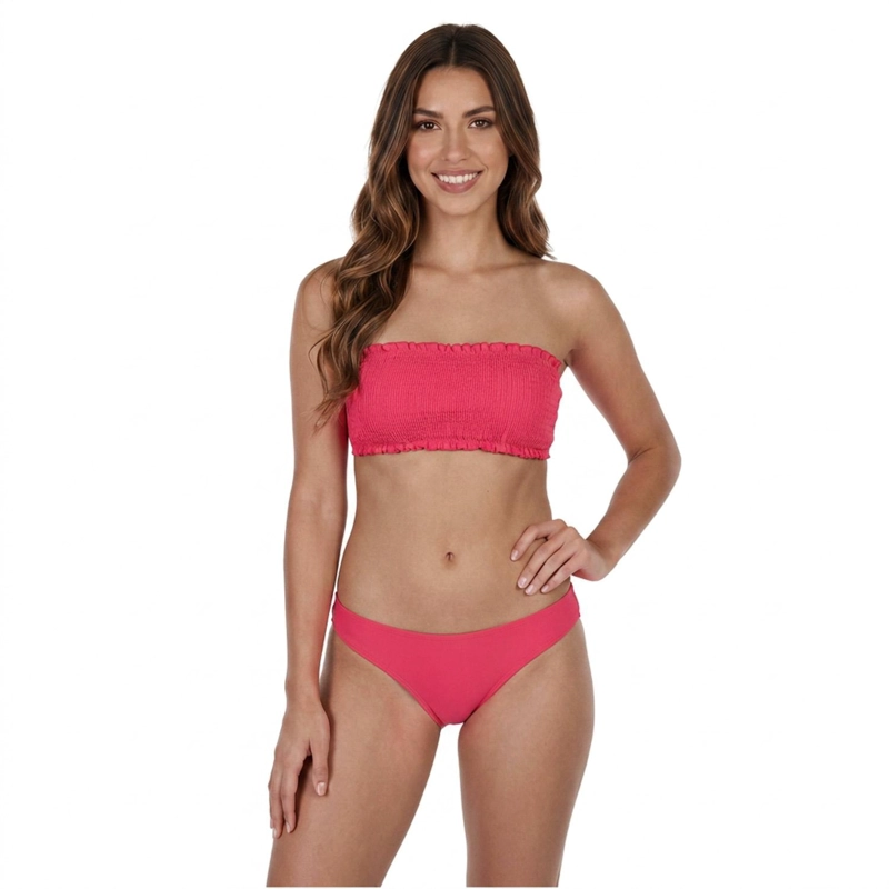 TRAJE DE BAÑO MUJER H2O WEAR BIKINI TOP ELASTICADO ROJO - 1