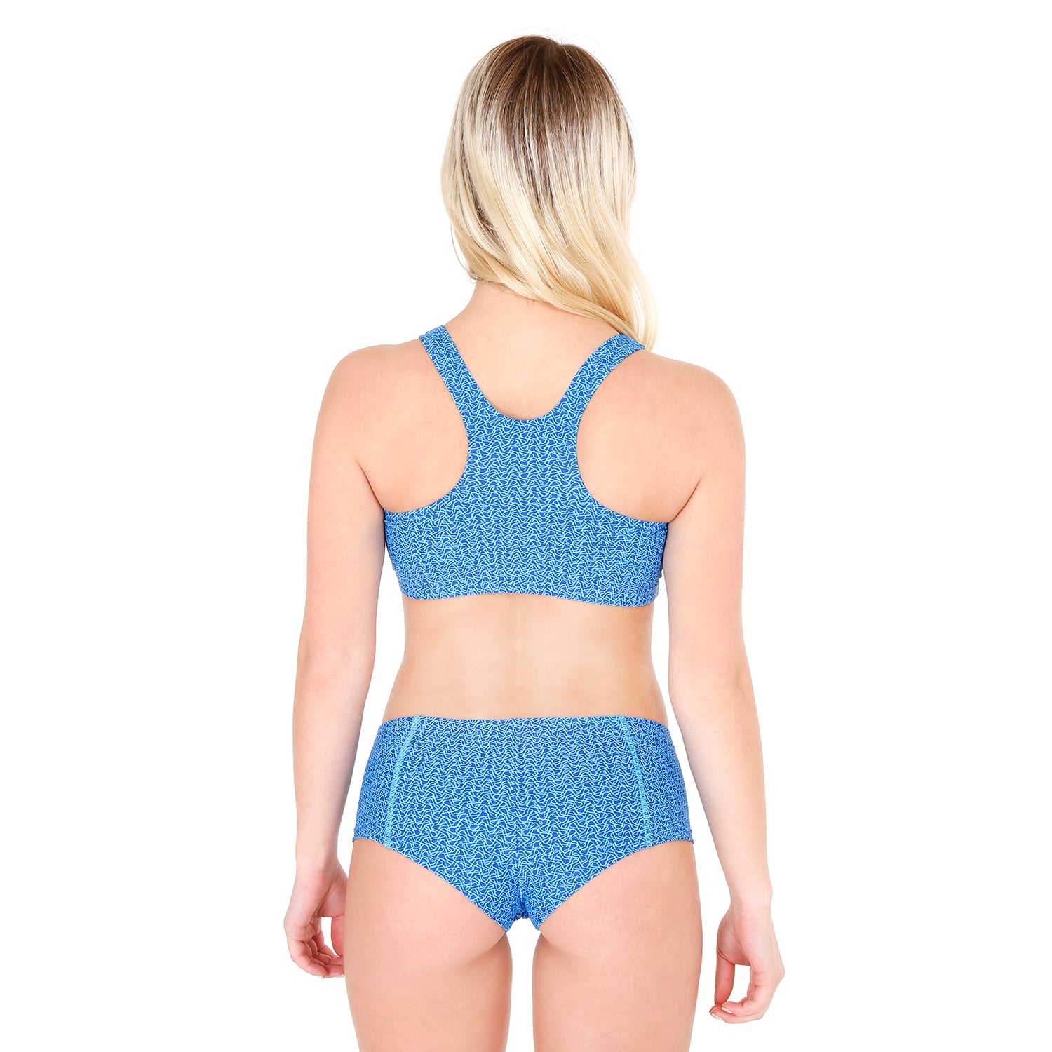 TRAJE DE BAÑO MUJER H2O WEAR BIKINI MODELO DEPORTIVO TURQUESA - 2