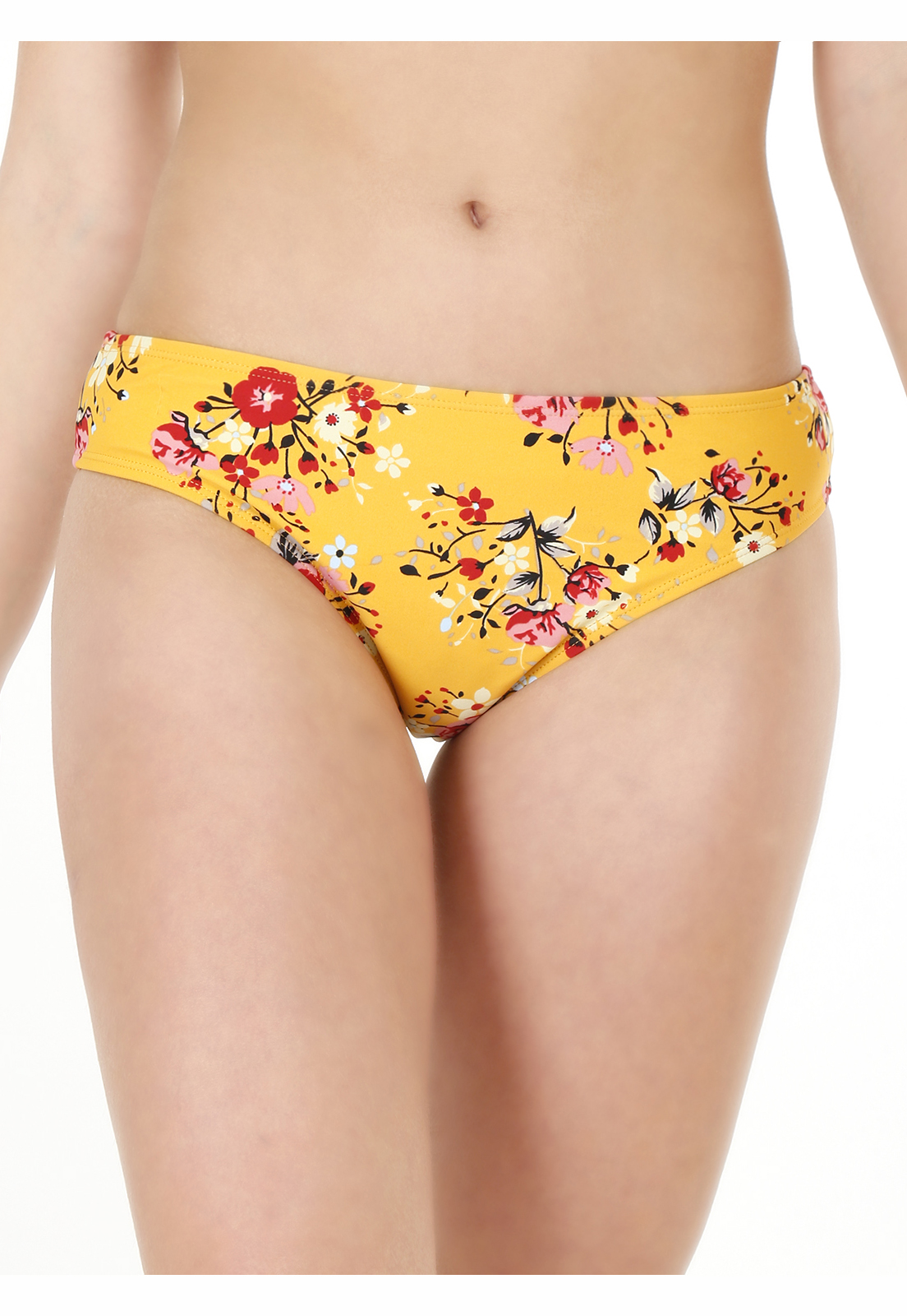 TRAJE DE BAÑO CALZON CULOTE MUJER MOSTAZA H2O WEAR - 1