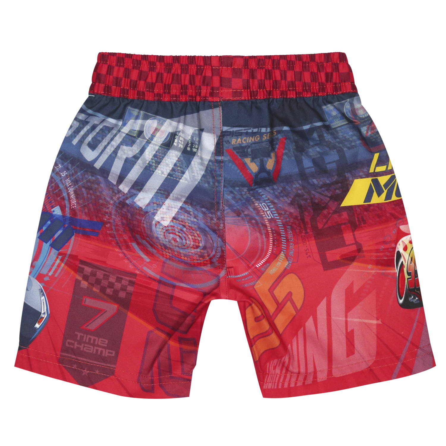 TRAJE DE BAÑO DISNEY ROJO BEBÉ NIÑO SHORT CARS - 2