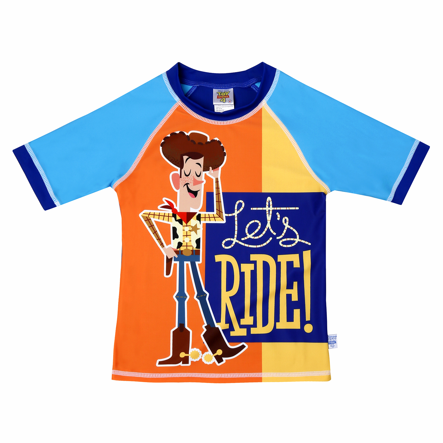 POLERA NIÑO +UV 50 TURQUESA TOY STORY - 1
