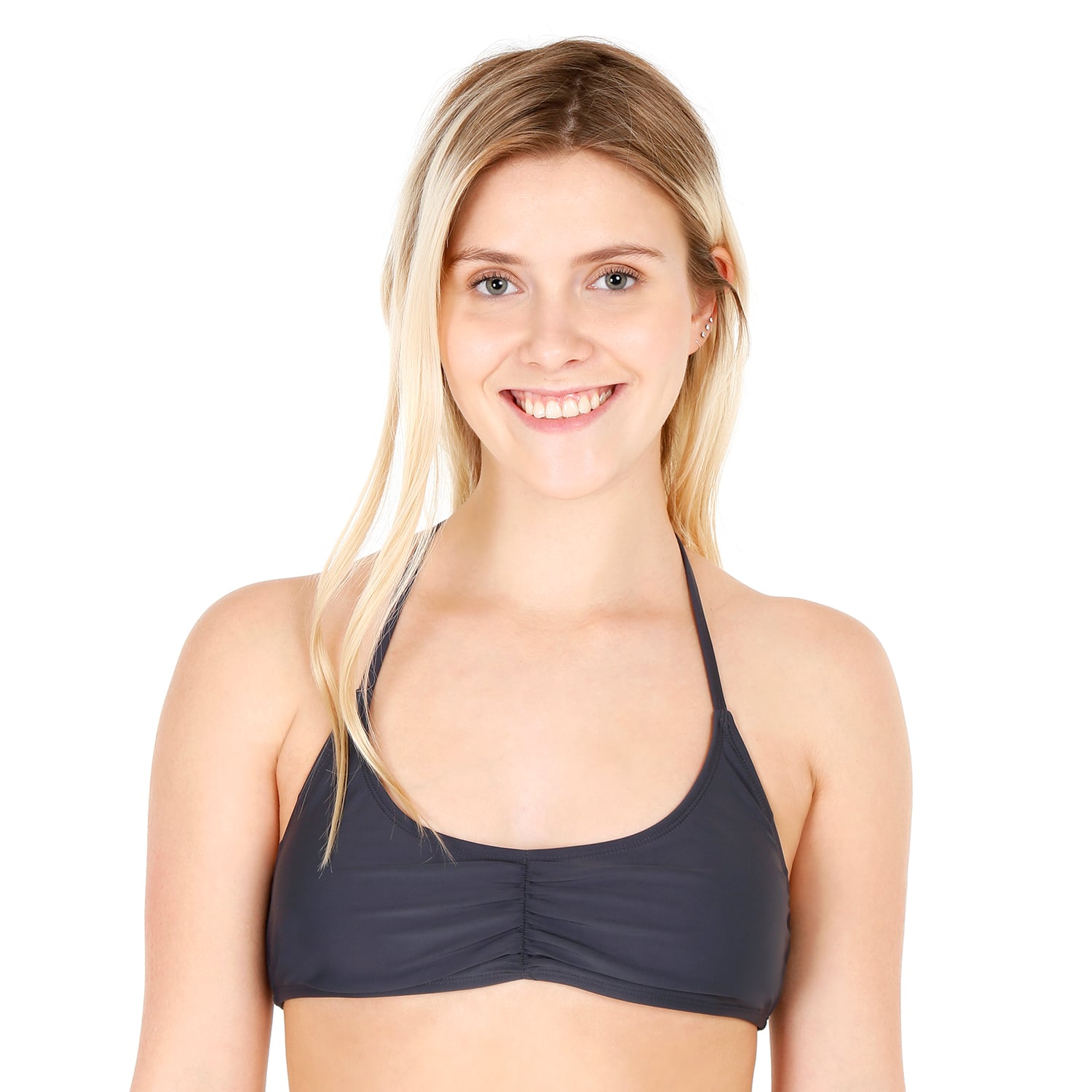 TRAJE DE BAÑO MUJER H2O WEAR TOP BRALETTE GRIS - 1