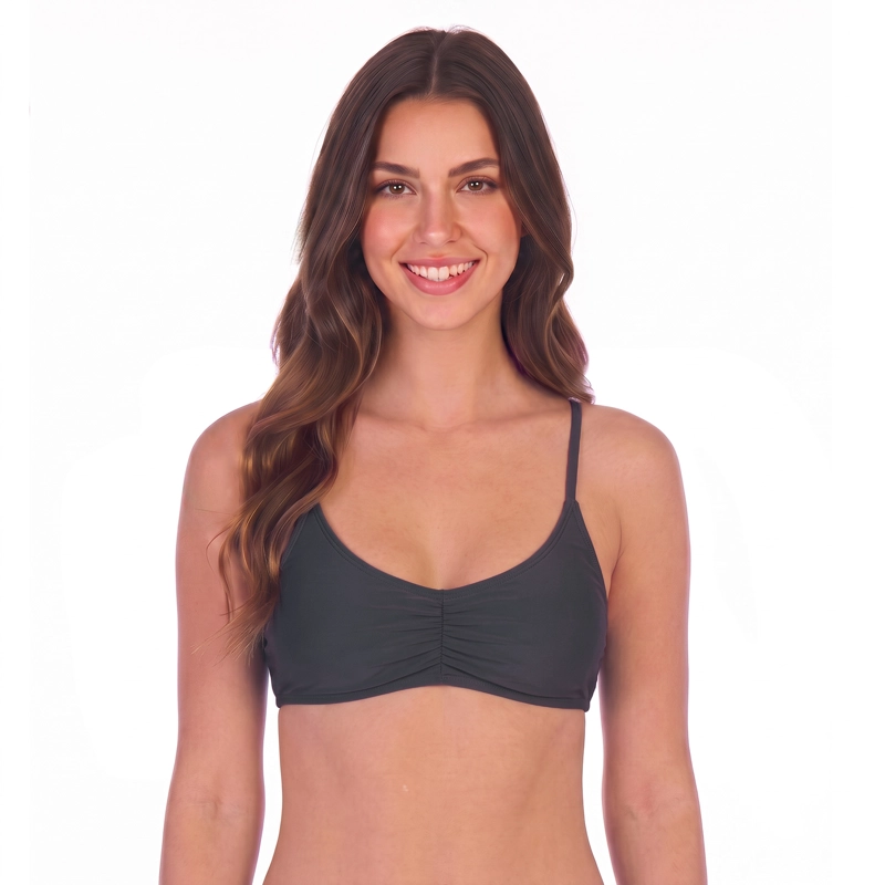 TRAJE DE BAÑO MUJER H2O WEAR TOP BRALETTE GRIS - 1