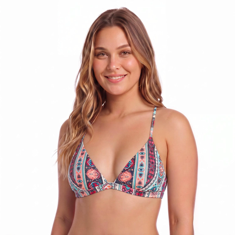 TRAJE DE BAÑO MUJER H2O WEAR TOP TRIÁNGULO VIOLETA - 3