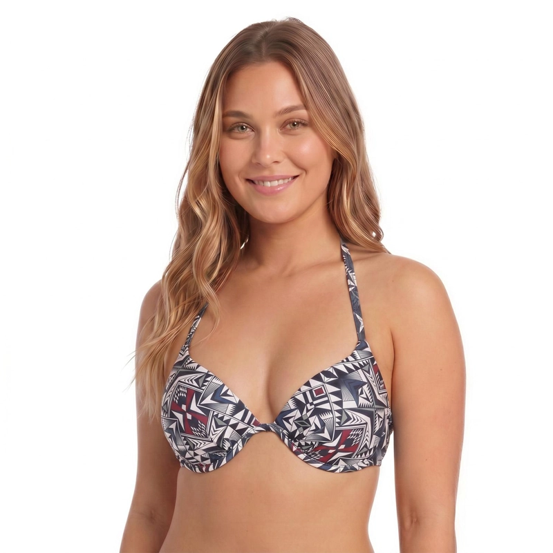 TRAJE DE BAÑO MUJER H2O WEAR TOP ARMADO AZUL ACERO CLARO - 3