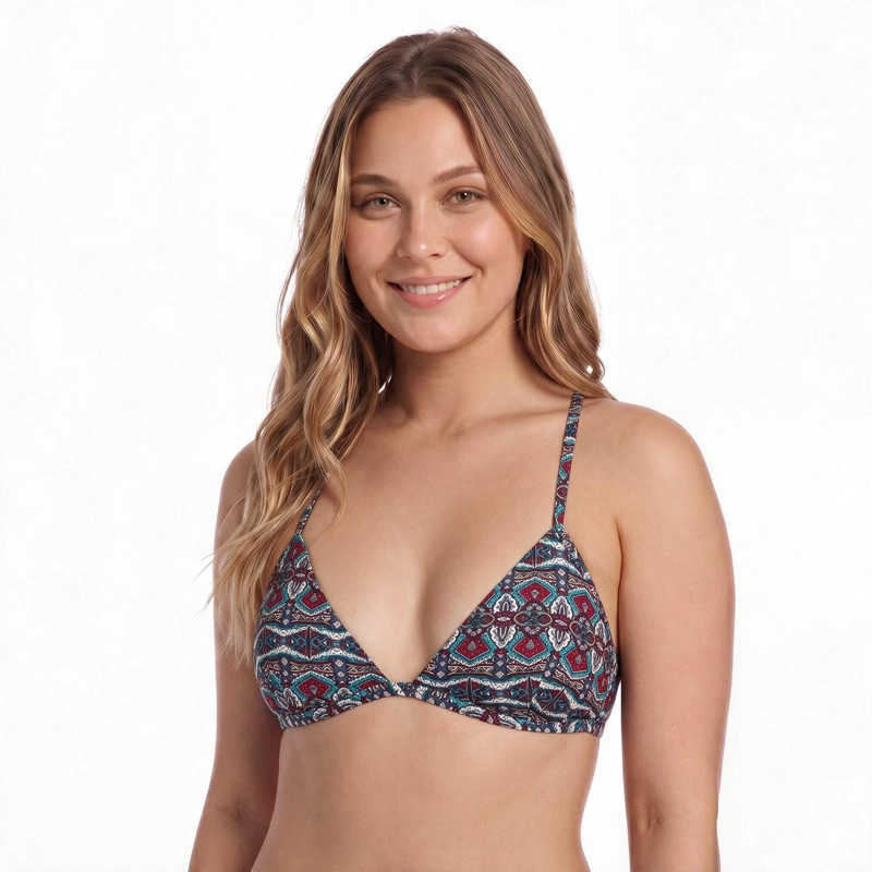 TRAJE DE BAÑO MUJER H2O WEAR TOP TRIÁNGULO AZUL - 6