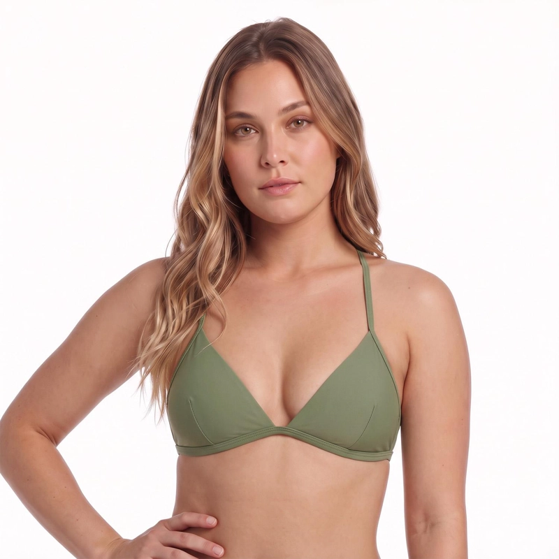 TRAJE DE BAÑO MUJER H2O WEAR TOP TRIÁNGULO VERDE - 3