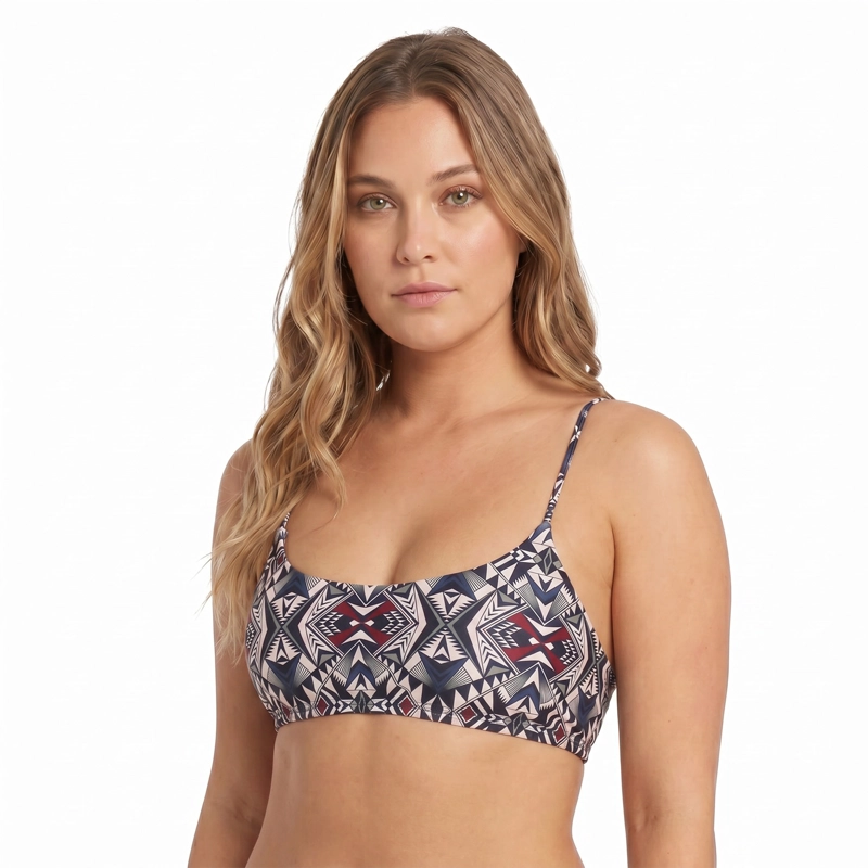 TRAJE DE BAÑO MUJER H2O WEAR TOP BRALETTE AZUL ACERO CLARO - 2