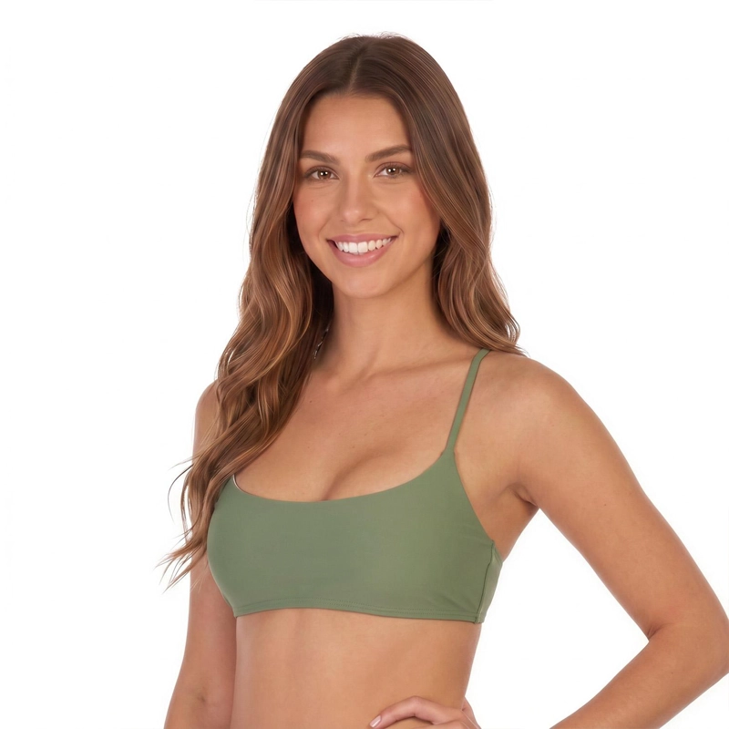 TRAJE DE BAÑO MUJER H2O WEAR TOP BRALETTE VERDE - 1