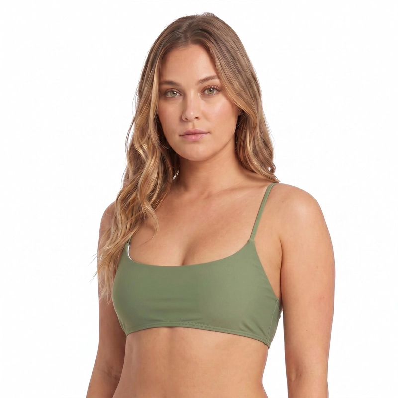 TRAJE DE BAÑO MUJER H2O WEAR TOP BRALETTE VERDE - 3