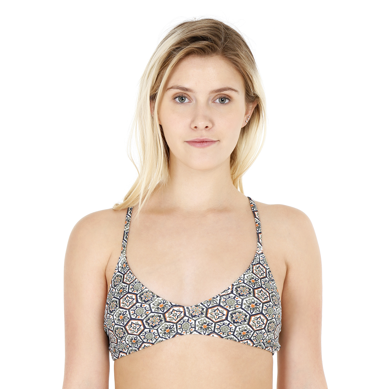 TRAJE DE BAÑO MUJER H2O WEAR TOP CON VIVOS MULTICOLOR - 1