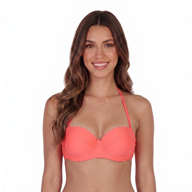 TRAJE DE BAÑO NYLON MUJER H2O WEAR TOP BALCONY CORAL - 1