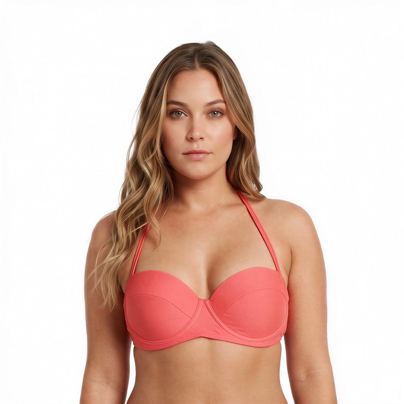 TRAJE DE BAÑO NYLON MUJER H2O WEAR TOP BALCONY CORAL - 2