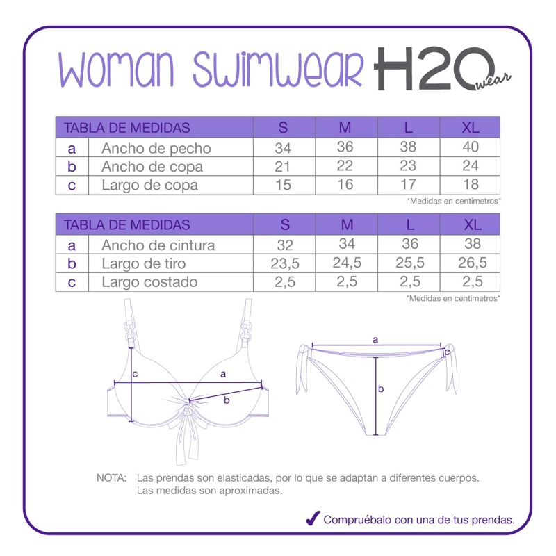 TRAJE DE BAÑO BIKINI GRIS | H2O WEAR - 7