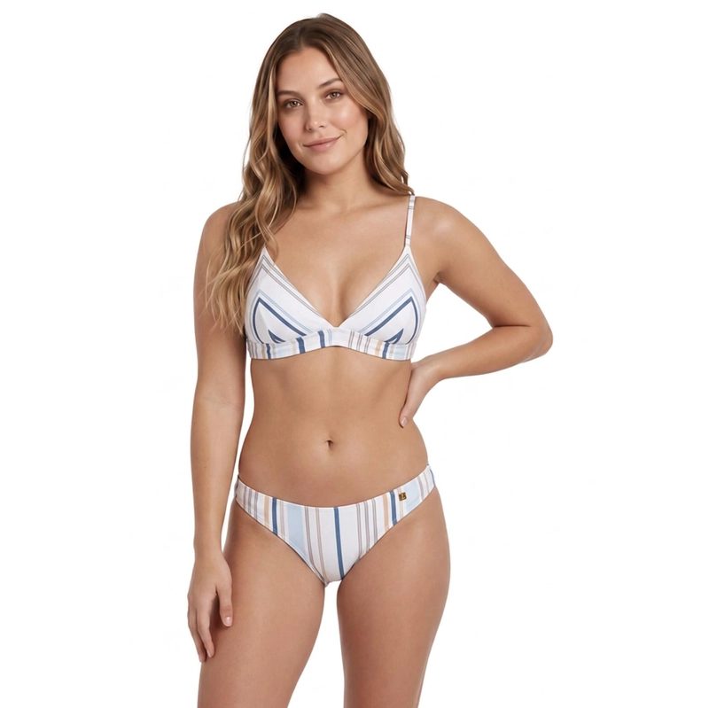 TRAJE DE BAÑO MUJER H2O WEAR BIKINI TRIANGULO LISTADO NIEVE - 3