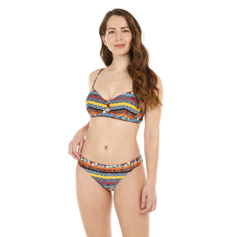 TRAJE DE BAÑO MUJER H2O WEAR BIKINI COPA CON BRILLO VERDE - 1