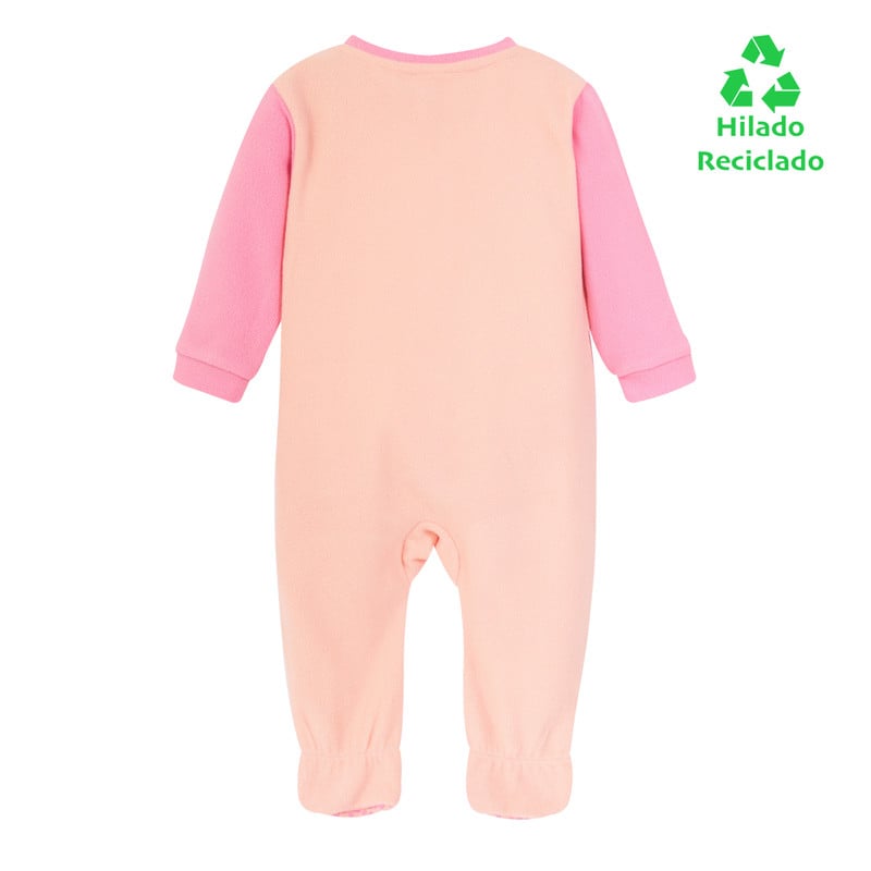 PIJAMA NIÑA H2O WEAR BEBÉ POLAR SUSTENTABLE NARANJO - 2