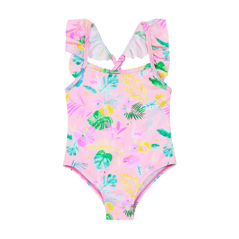 TRAJE DE BAÑO H2O WEAR ROSA BEBÉ NIÑA UV+30 VUELOS FOLIA - 1