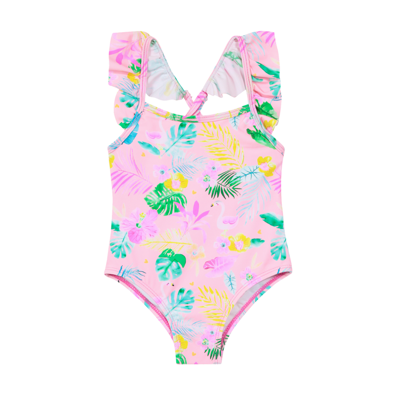 TRAJE DE BAÑO H2O WEAR ROSA BEBÉ NIÑA UV+30 VUELOS FOLIA - 1