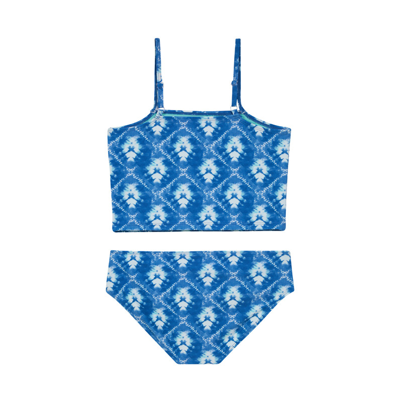 TANKINI NIÑA H2O WEAR AZUL TEENS UV+30 RECTO RECTO TIE DYE - 2