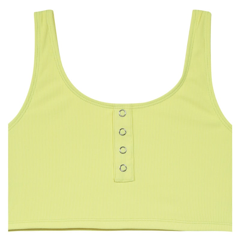 TANKINI NIÑA H2O WEAR AMARILLO TEENS UV+30 CAMISETA RIB TEXTURA - 3