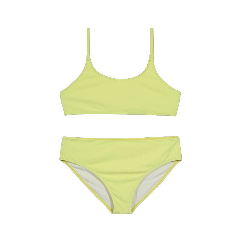 BIKINI NIÑA H2O WEAR AMARILLO TEENS UV+30 BRETEL RIB - 1