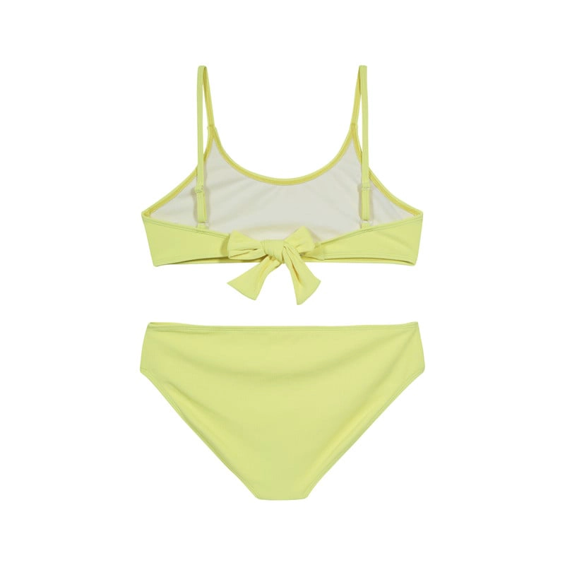BIKINI NIÑA H2O WEAR AMARILLO TEENS UV+30 BRETEL RIB - 2