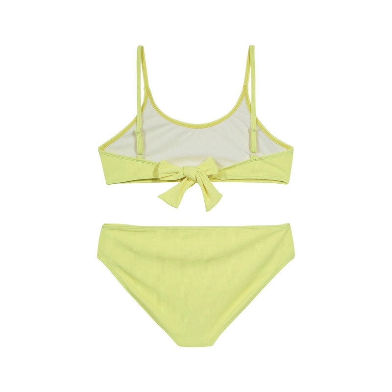 BIKINI NIÑA H2O WEAR AMARILLO TEENS UV+30 BRETEL RIB - 2