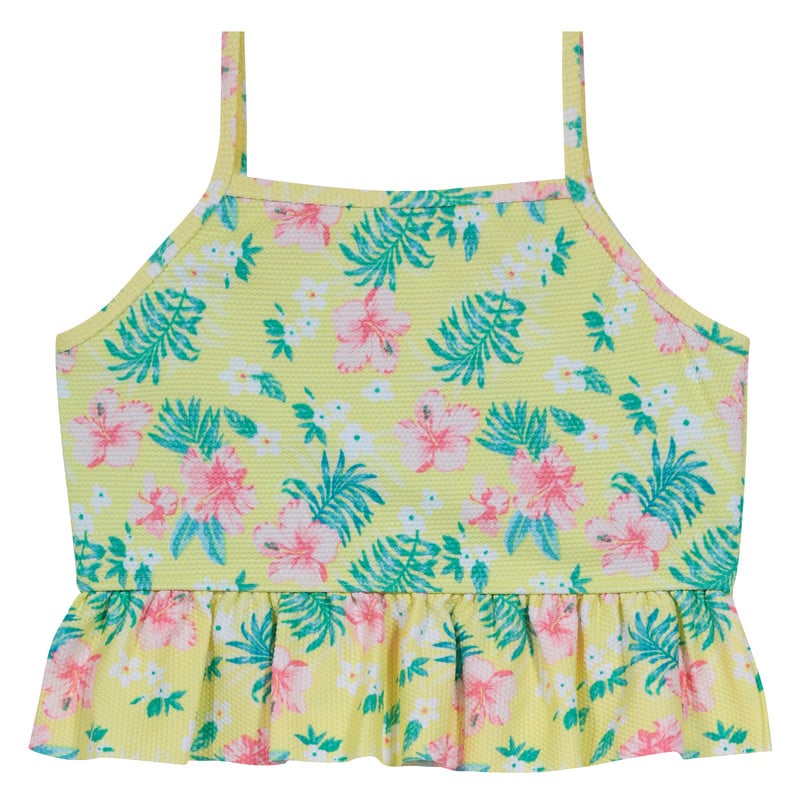 TANKINI NIÑA H2O WEAR AMARILLO TEXTURA ESTAMPADO UV+30 - 3