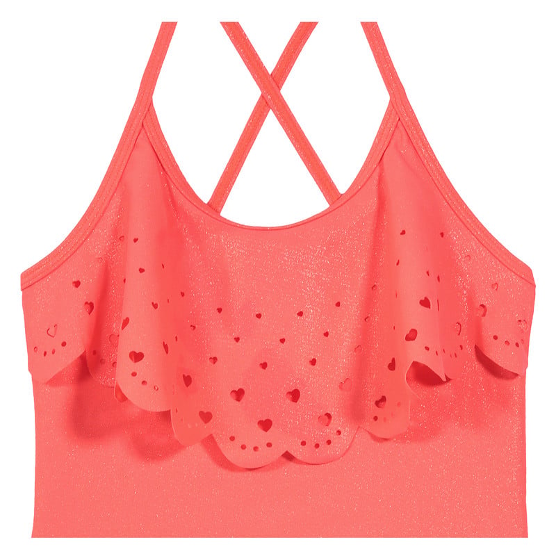 TANKINI NIÑA H2O WEAR CORAL BRILLO VUELO LASER UV+30 - 3