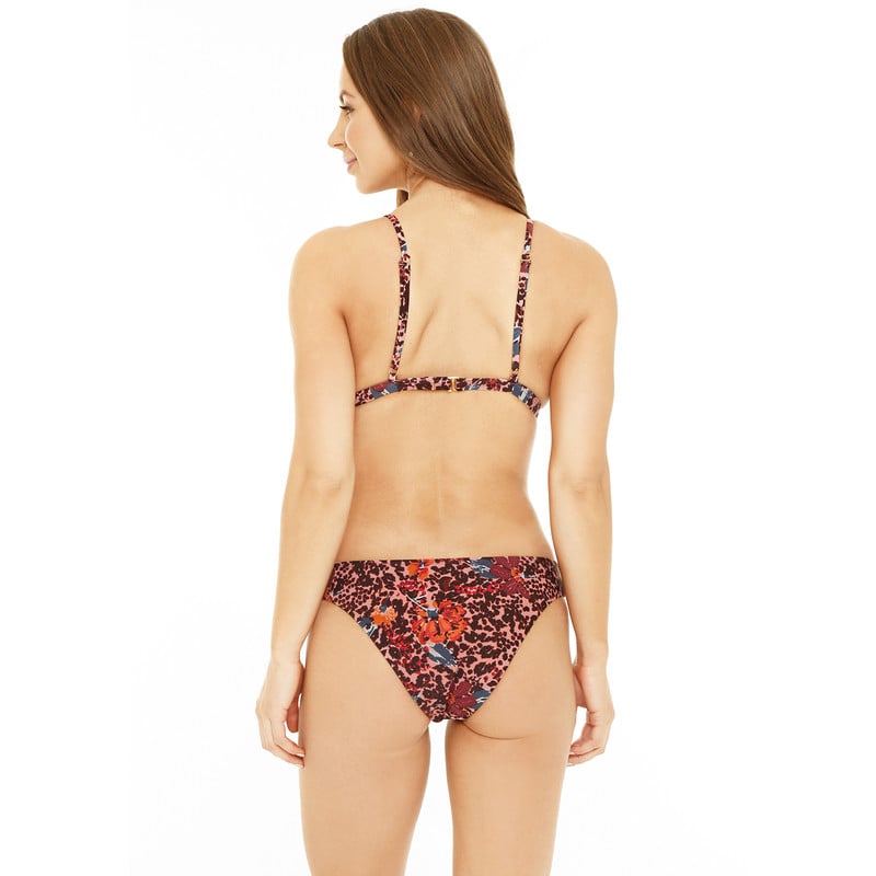 TRAJE DE BAÑO MUJER H2O WEAR BIKINI TRIANGULO FIJO ESTAMPADO VIOLETA - 5