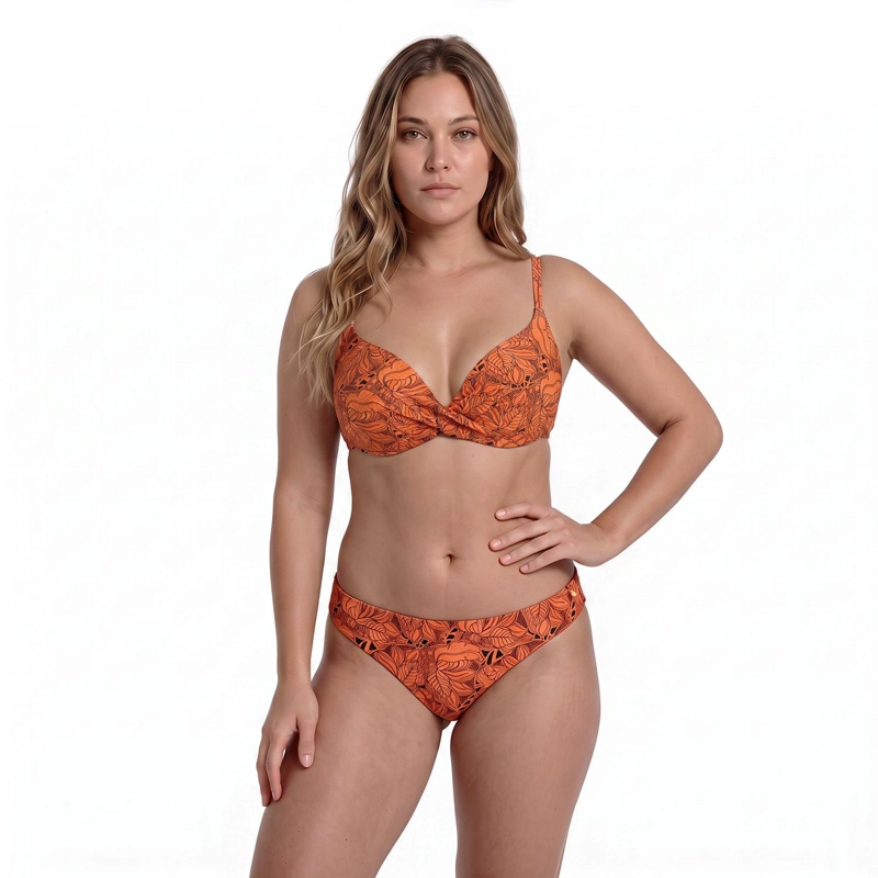 TRAJE DE BAÑO MUJER H2O WEAR BIKINI COPA SEMI BRILLO COBRE - 3