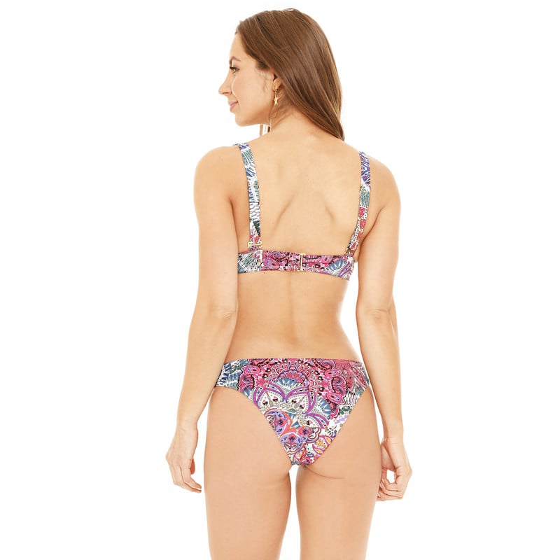 TRAJE DE BAÑO MUJER H2O WEAR BIKINI HALTER BANDA MAGENTA - 5