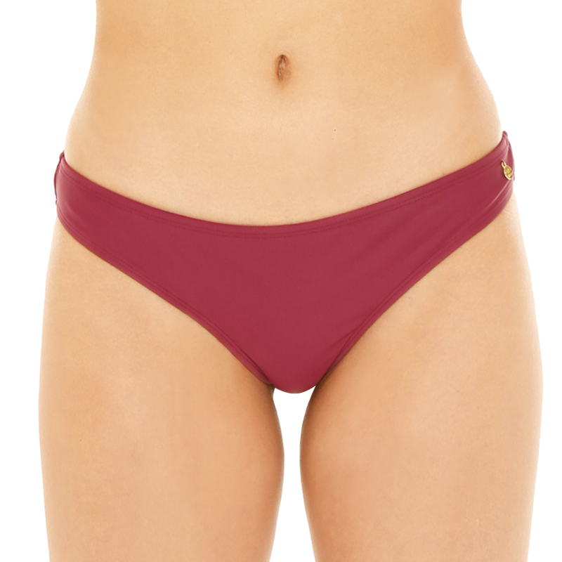 MUJER CALZÓN CULOT CLÁSICO H2O WEAR BURDEO - 1